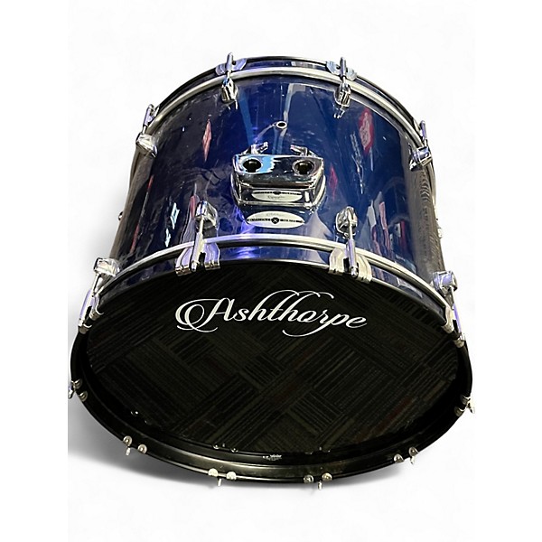 Used Ashthorpe 5 Piece ambient series drum kit Blue Drum Kit