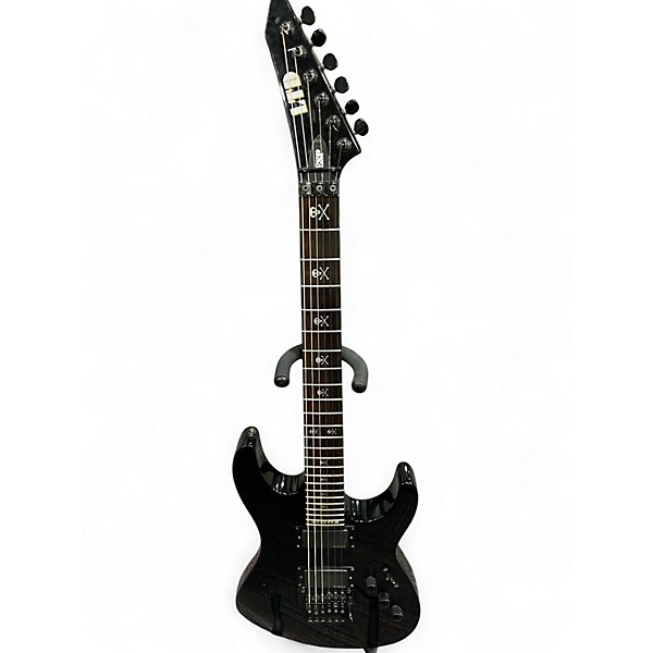Used 2004 ESP KH202 Kirk Hammett Signature Black Solid Body Electric Guitar