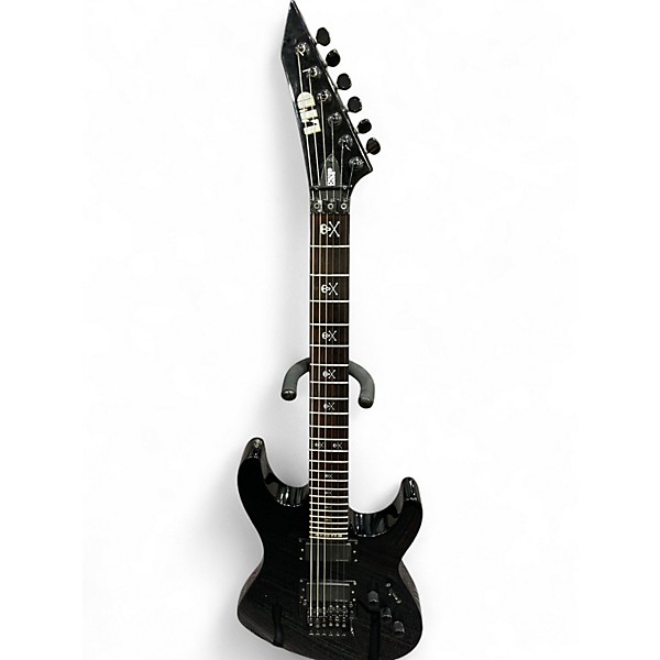 Used 2004 ESP KH202 Kirk Hammett Signature Black Solid Body Electric Guitar