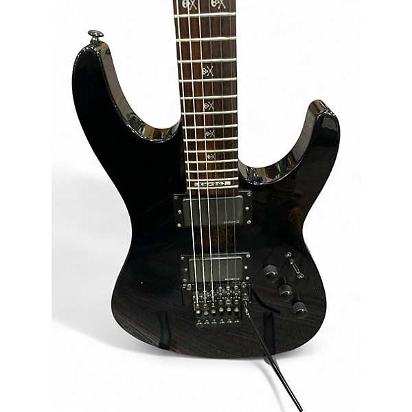 Used 2004 ESP KH202 Kirk Hammett Signature Black Solid Body Electric Guitar