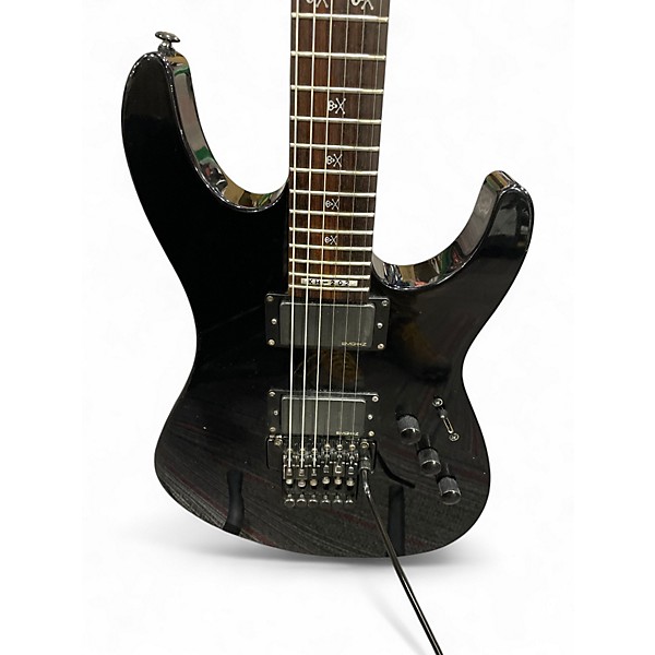 Used 2004 ESP KH202 Kirk Hammett Signature Black Solid Body Electric Guitar