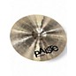 Used Paiste 16in signature mellow crash Cymbal