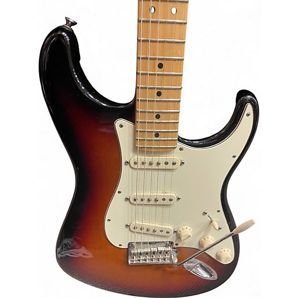 Used Fender American Standard Stratocaster 3 Color Sunburst Solid Body Electric Guitar
