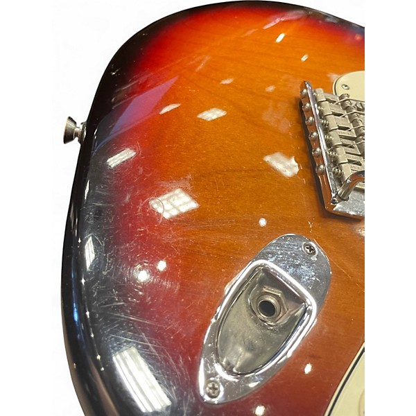Used Fender American Standard Stratocaster 3 Color Sunburst Solid Body Electric Guitar