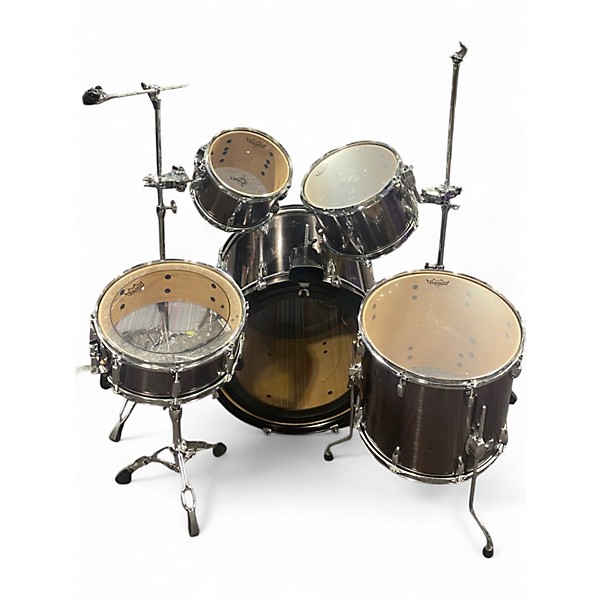 Used Gretsch Drums 5 Piece Energy Gunmetal Gray Drum Kit