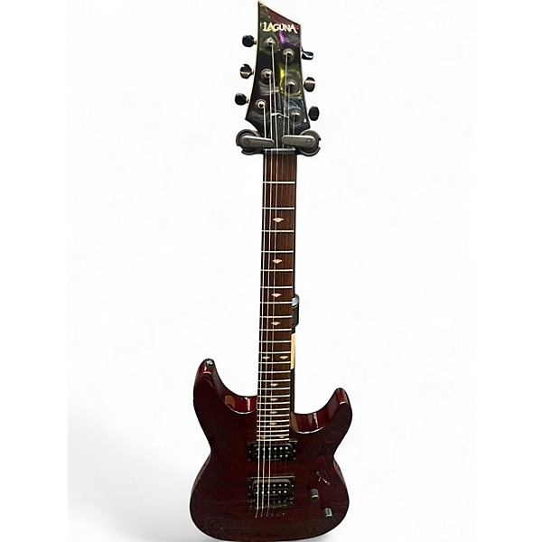 Used Laguna LE200 Hardtail Crimson Red Burst Solid Body Electric Guitar,New Products : American Fashion Style Bags On Sale