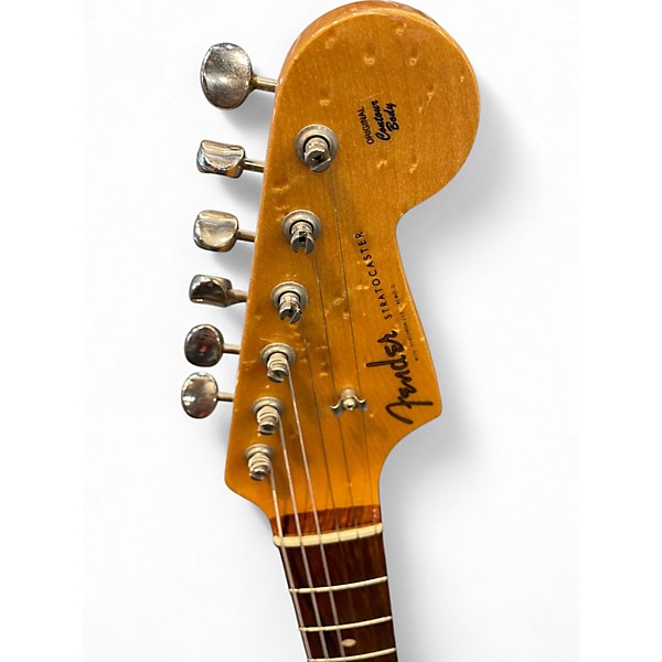 Used 2010 Fender 1960S Stratocaster 2 Tone Sunburst Solid Body Electric Guitar