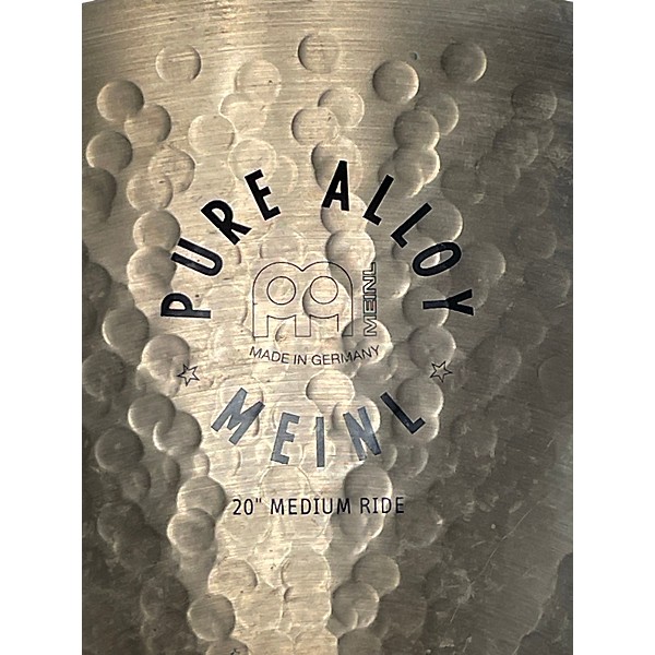 Used MEINL 20in PURE ALLOY Traditional Medium Ride Cymbal