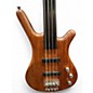 Used Warwick Pro Series Standard Corvette 4 String Fretless Natural Electric Bass Guitar