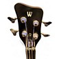 Used Warwick Pro Series Standard Corvette 4 String Fretless Natural Electric Bass Guitar