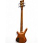 Used Warwick Pro Series Standard Corvette 4 String Fretless Natural Electric Bass Guitar