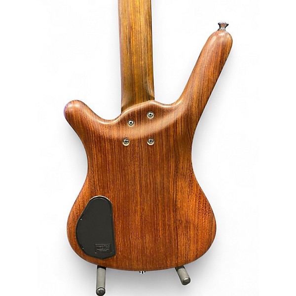 Used Warwick Pro Series Standard Corvette 4 String Fretless Natural Electric Bass Guitar