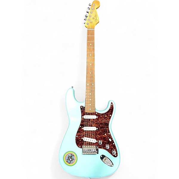Used 2001 Miscellaneous 3PU parts guitar Daphne Blue Solid Body Electric Guitar