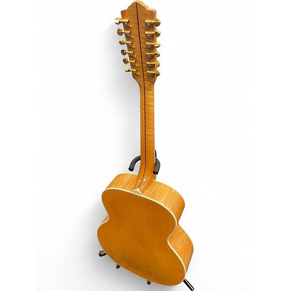 Vintage 1987 Guild JF65-12 Blonde 12 String Acoustic Electric Guitar