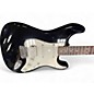 Used Fender STANDARD STRATOCASTER Black Solid Body Electric Guitar