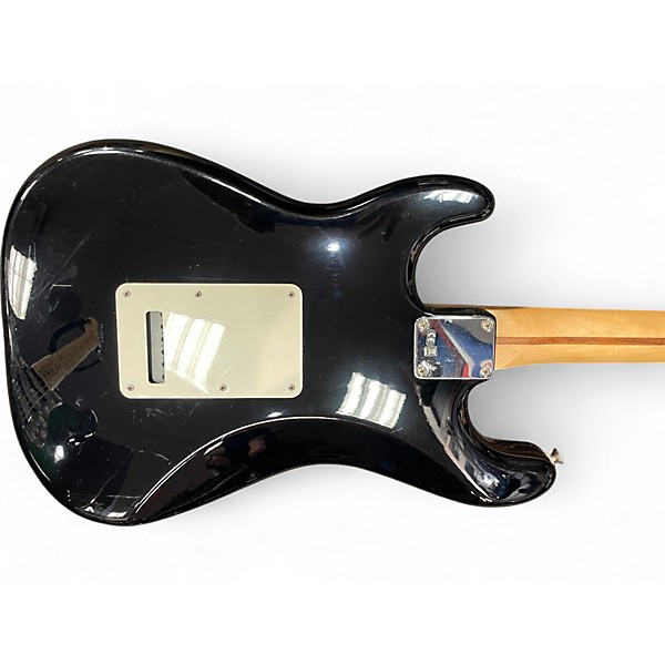 Used Fender STANDARD STRATOCASTER Black Solid Body Electric Guitar