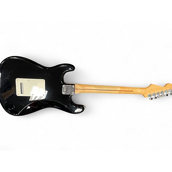 Used Fender STANDARD STRATOCASTER Black Solid Body Electric Guitar