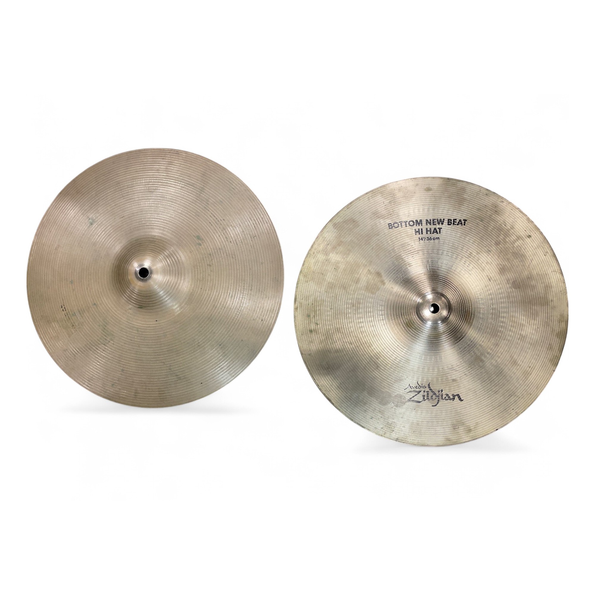 Used Zildjian Used Zildjian 14in New Beat Hi Hat Pair Cymbal