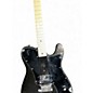 Used Squier PARANORMAL ESQUIRE DELUXE Metallic Black Solid Body Electric Guitar
