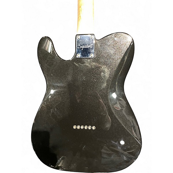 Used Squier PARANORMAL ESQUIRE DELUXE Metallic Black Solid Body Electric Guitar
