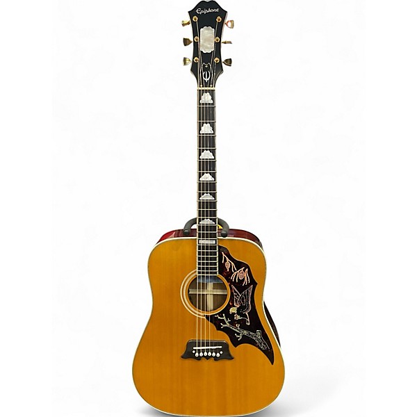 Used Epiphone ft120 masterbuilt excellente Natural Acoustic Guitar