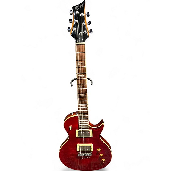Used Mitchell MS450 Red Solid Body Electric Guitar