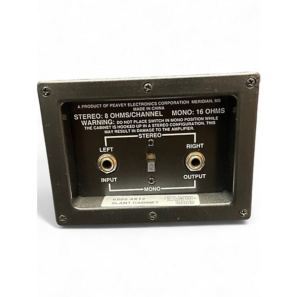 Used Peavey 6505 4x12 Slant Guitar Cabinet