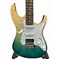 Used Tagima STELLA DW Metallic Aqua Marine Solid Body Electric Guitar