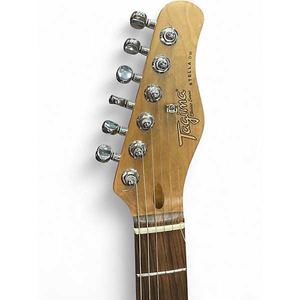 Used Tagima STELLA DW Metallic Aqua Marine Solid Body Electric Guitar