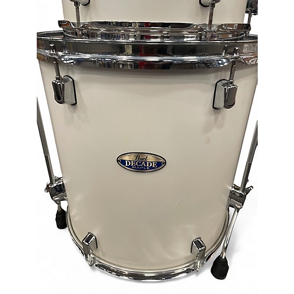 Used Pearl 4 Piece Decade Satin Pearl Drum Kit