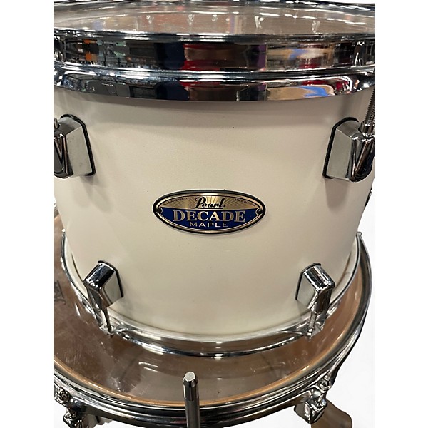 Used Pearl 4 Piece Decade Satin Pearl Drum Kit