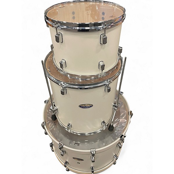 Used Pearl 4 Piece Decade Satin Pearl Drum Kit