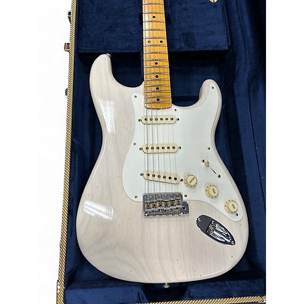 Used 2023 Fender CUSTOM SHOP 56 STRAT JRN FLASH COAT LAQUER BLONDE Solid Body Electric Guitar