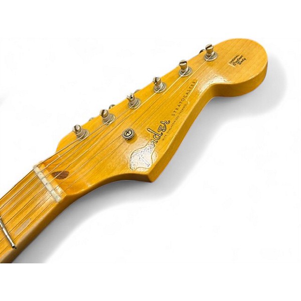 Used 2023 Fender CUSTOM SHOP 56 STRAT JRN FLASH COAT LAQUER BLONDE Solid Body Electric Guitar