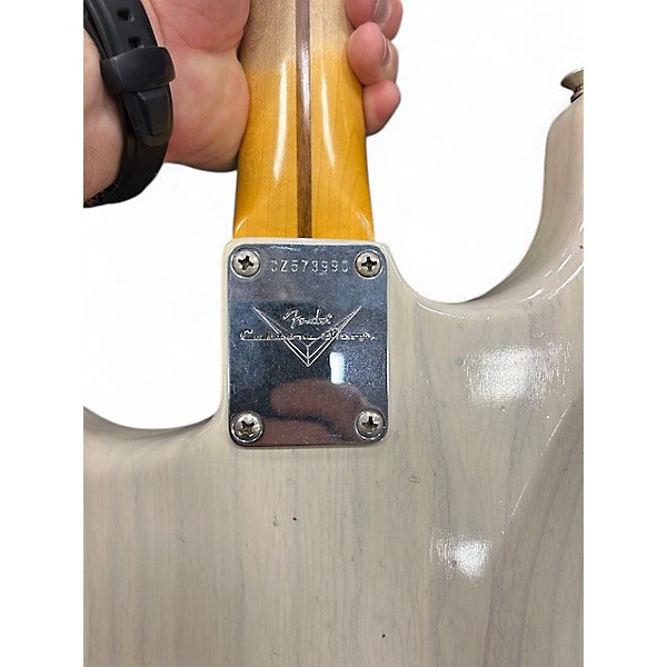 Used 2023 Fender CUSTOM SHOP 56 STRAT JRN FLASH COAT LAQUER BLONDE Solid Body Electric Guitar