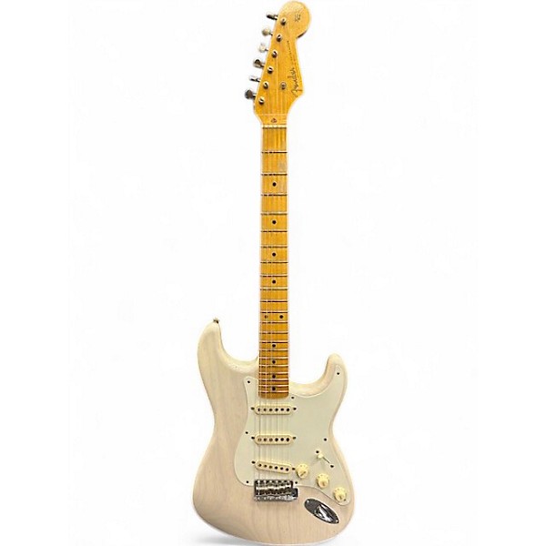 Used 2023 Fender CUSTOM SHOP 56 STRAT JRN FLASH COAT LAQUER BLONDE Solid Body Electric Guitar