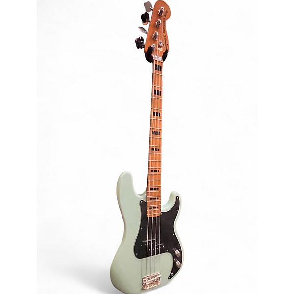 Used Squier Classic Vibe 1970S Precision Bass Surf Green Electric Bass Guitar