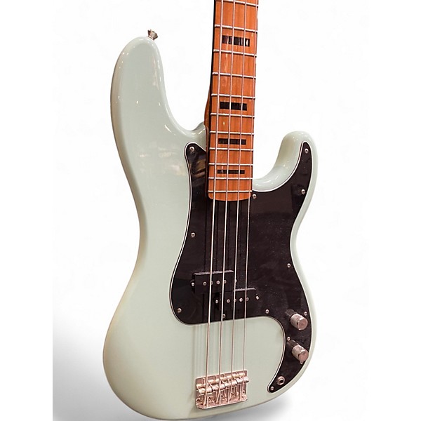 Used Squier Classic Vibe 1970S Precision Bass Surf Green Electric Bass Guitar
