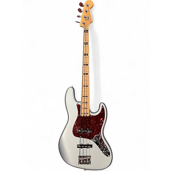 Used Fender FSR American Elite Jazz Bass satin ice blue metallic Electric Bass Guitar,Specials : American Fashion Style Bags On Sale