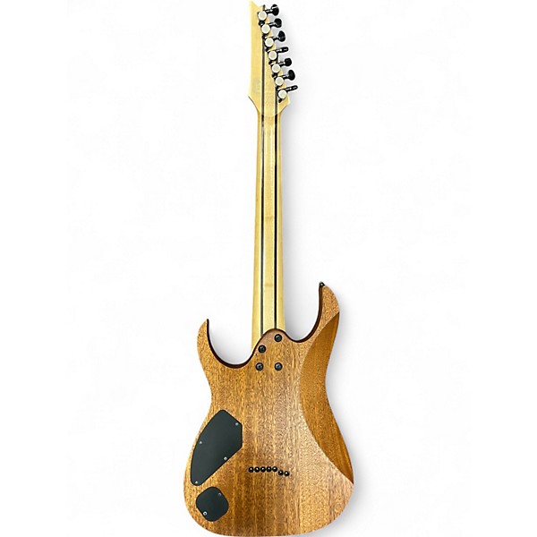 Used Ibanez RG752LWFX Hazelnut Ale Brown Solid Body Electric