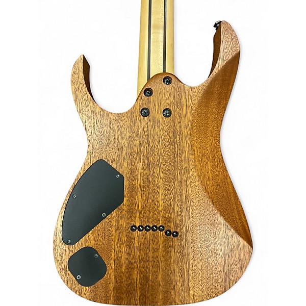 Used Ibanez RG752LWFX Hazelnut Ale Brown Solid Body Electric