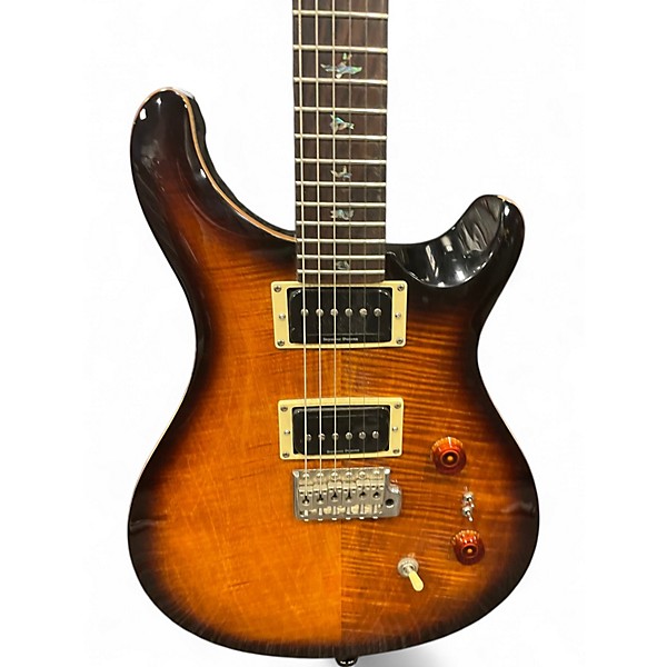 Used PRS 35th Anniversary SE Custom 24 Black Gold Burst Solid Body Electric Guitar