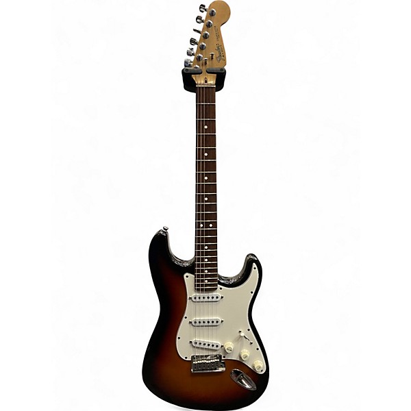 Used Fender FSR American Standard Stratocaster 3 Tone Sunburst Solid Body Electric Guitar