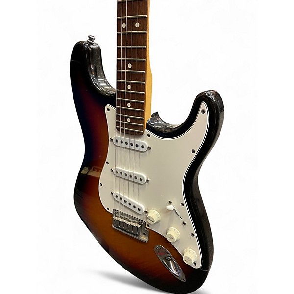 Used Fender FSR American Standard Stratocaster 3 Tone Sunburst Solid Body Electric Guitar