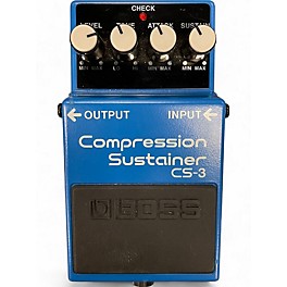Used BOSS CS3 Compressor Sustainer Effect Pedal
