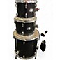 Used Ludwig 5 Piece Element Evolution Black Drum Kit