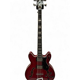Used Hagstrom VIKING Cherry Electric Bass Guitar