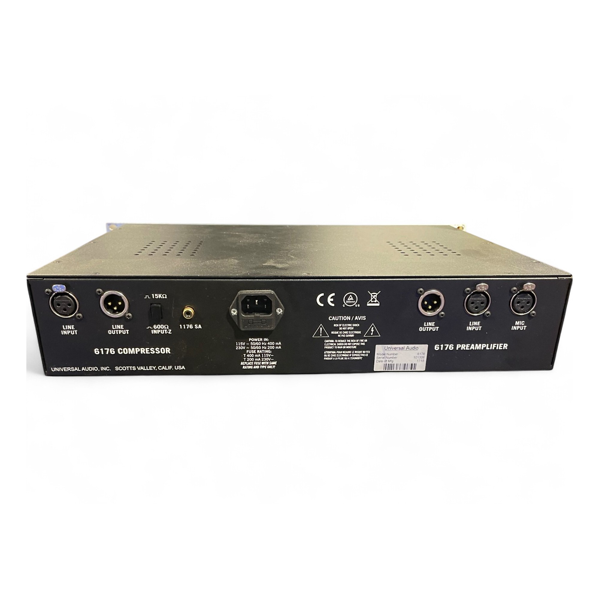 Universal Audio 6176 Tube Channel Strip - Vintage King