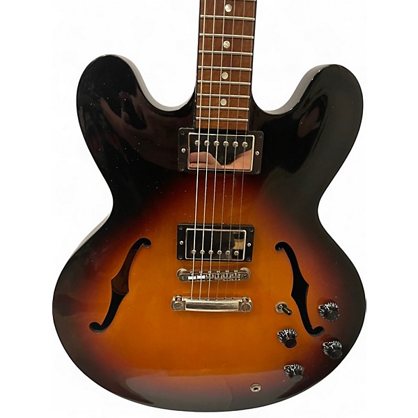 Used 2017 Gibson ES335 Vintage Sunburst Hollow Body Electric Guitar