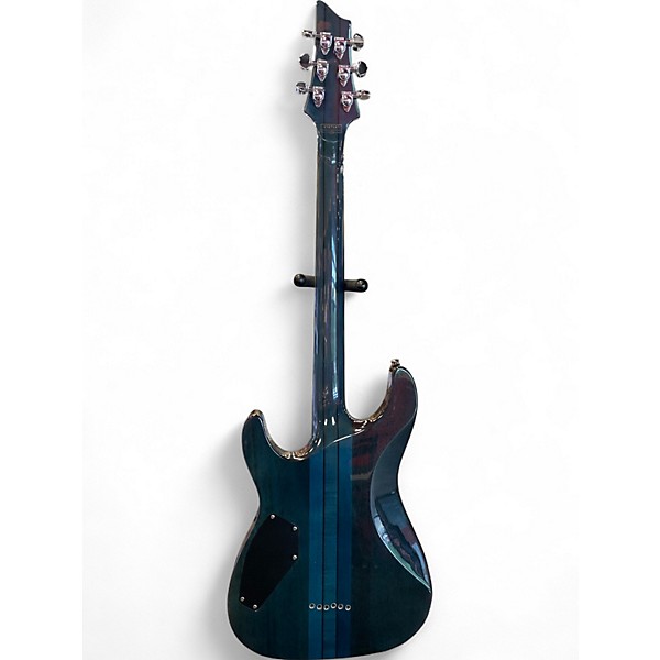 Used Schecter Guitar Research C1 Classic Trans Blue Solid Body Electric Guitar